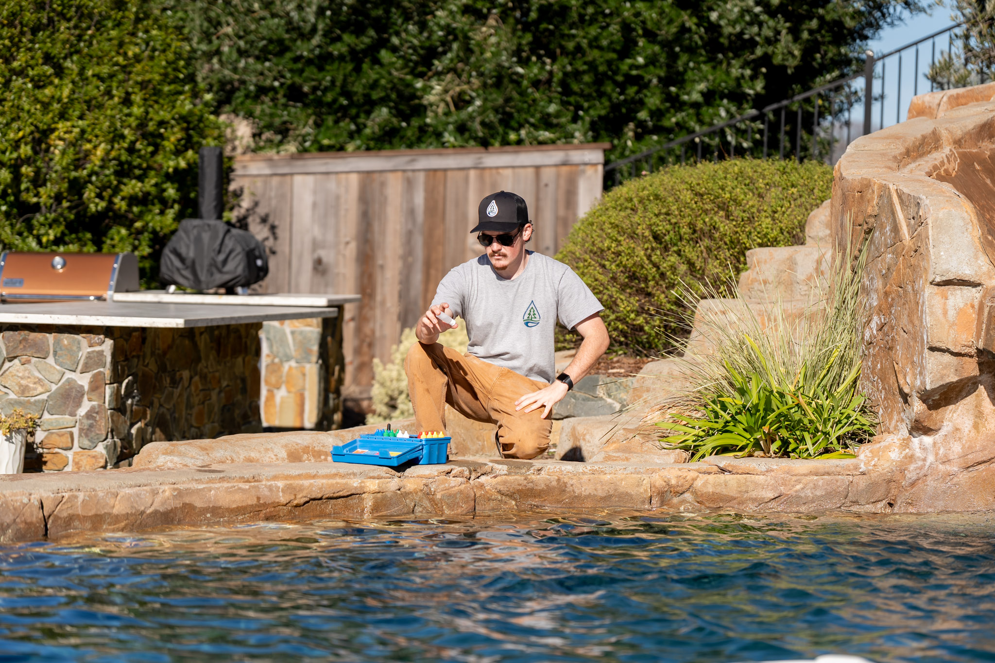 A weekly Beyond Pool Cleaning visit in progress — Scottsdale, AZ